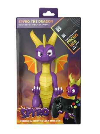 Фигурка подставка для геймпада/телефона Cable Guys: Спайро (Spyro Reignited) (892790) 20 см
